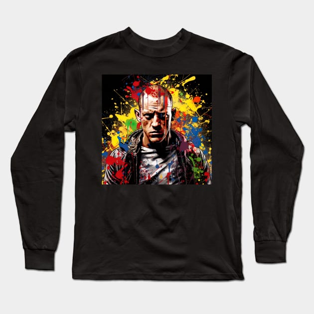 Jackson Pollock Long Sleeve T-Shirt by ComicsFactory